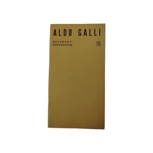 Aldo galli catalogo mostra - galli,