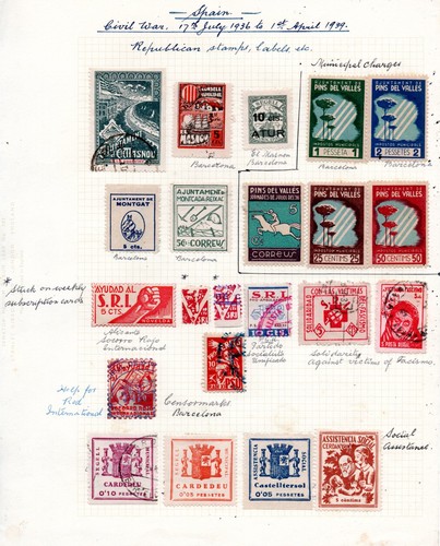 Spagna sellos guerra civile - guerra,