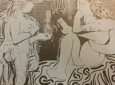 Pablo Picasso linocut 1962