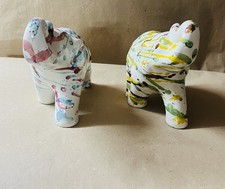Elefanti In Ceramica Di