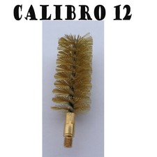 Scovolo Calibro 12 Pulizia Fucile da Caccia Scovolino setola bronzo