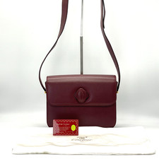 Borsa a tracolla Cartier Must de Cartier borsa a tracolla chiusura girevole pelle autentica