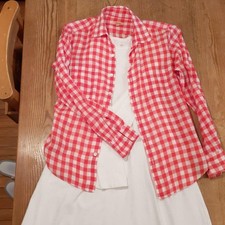 Camicia a quadri in lino uomo