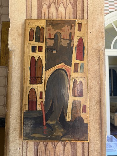 Quadro legno paesaggio - legno,