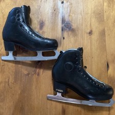 Risport RF3 Super-270-nero-lama sterling-pelle nera da uomo-lame da 10”