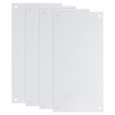 4 Pezzi Insegna in Metallo