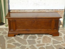 Antica Cassapanca in NOCE ep 6/700 Restaurata Originale 100% CASSA PANCA Mantova