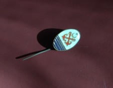 Spilla Marina TURCA Militare Ancora Sailor Fregio Ottoman PIN Vintage Sea Anchor