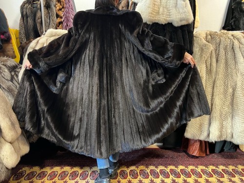 Cappotto pelliccia nerzo - pelliccia,