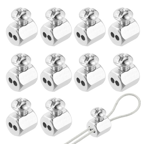 10pz fune cavo clip - fune,
