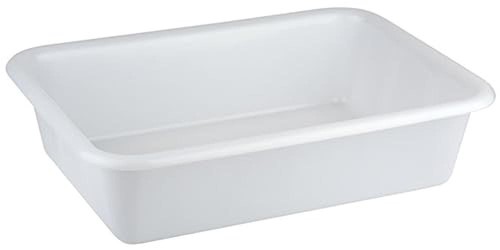 Vaschetta plastica bianca - vaschetta,