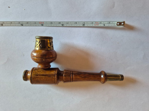 Pipa oppio vintage legno - pipa,
