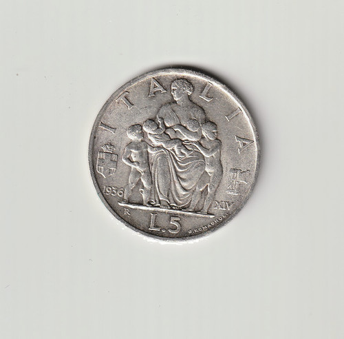 Regno lire 1936 famiglia - -, 5
