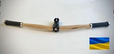 Manubrio Legno Barra Piatta