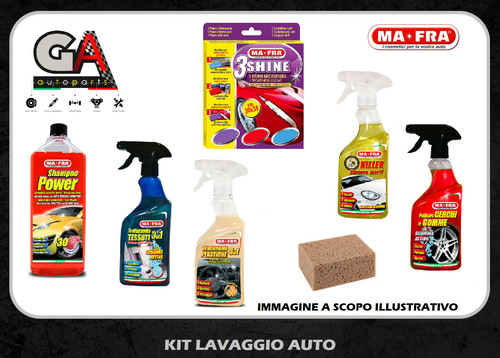 Kit lavaggio auto pulizia - kit,