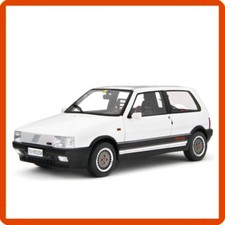 modellino auto scala 1/18 diecast Fiat Uno Turbo 1988 Laudo Racing modellismo bi
