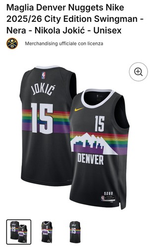 Maglia denver nuggets nike - denver,