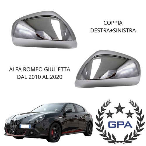 Coppia calotte cromate alfa - coppia,