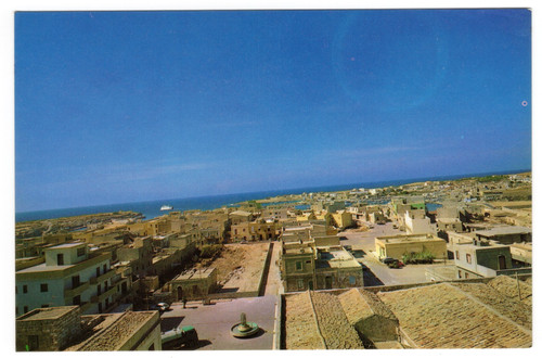 Lampedusa panorama urbano e - -,