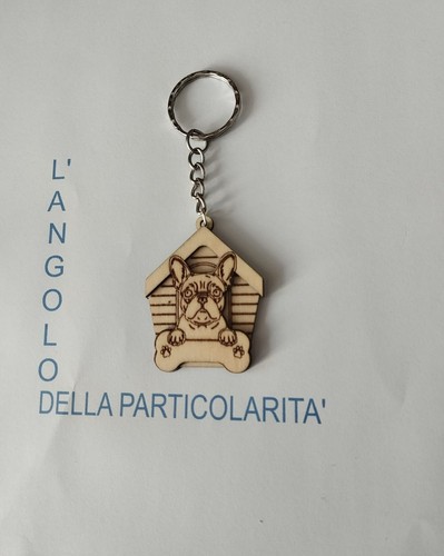 Portachiavi legno sagomato - legno,
