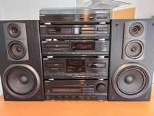 Sony LBT-V702 impianto musicale hi-fi stereo vintage con dischi, telecomando