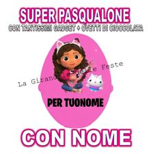 Gabby Dollhouse SUPER PASQUALONE SORPRESONE UOVO DI PASQUA CONTENITORE Bambino