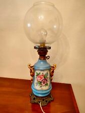 Antico lume in porcellana  dipinta a mano CAPODIMONTE Inizi 900 Funzionante