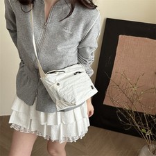 Borsa a tracolla in tela con