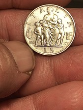 Splendida Rara 5 LIRE 1937