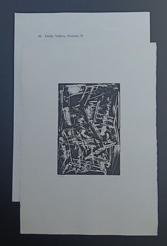 Emilio vedova presenza 1976 - "presenza, 1976"