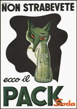 PUBBLICITA 1953 PACK SODA