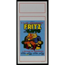 locandina FRITZ IL GATTO Fritz the Cat ralph bakshi robert crumb animazione B22