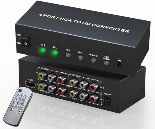 Convertitore multiplo rca - da, a