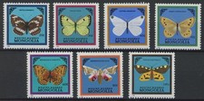 Mongolia 1986 : Farfalle -