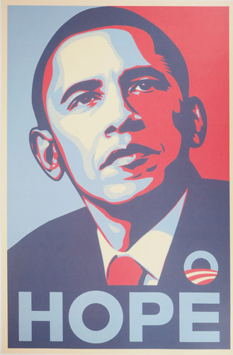 Shepard fairey hope - fairey,