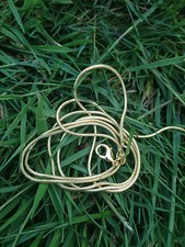 Collana catena serpente oro