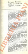 ANCESCHI Giovanni - Grafica e circostanze: saggistica illustrata.