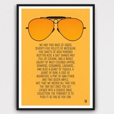 Poster citazione ispirato a