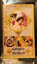 CALENDARIETTO DA BARIBIERE  - IL BARBIERE DI SIVIGLIA - 1928 - RARO - VINTAGE