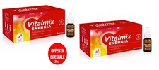 2X Vitalmix Complex Energia Integratore Alimentare 14 + 14 Flaconcini da 10 ml