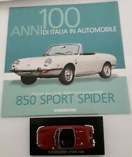 modellino Fiat 850 Sport Spider 1:43 100 Anni di Italia in automobile, raro