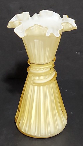Fenton candela gialla vaso - fenton,