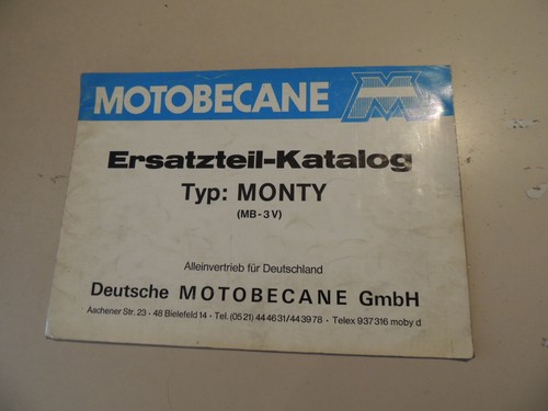 Motobecane monty pezzo - monty,