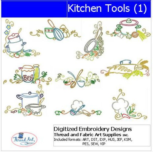Set disegno ricamo utensili - set,