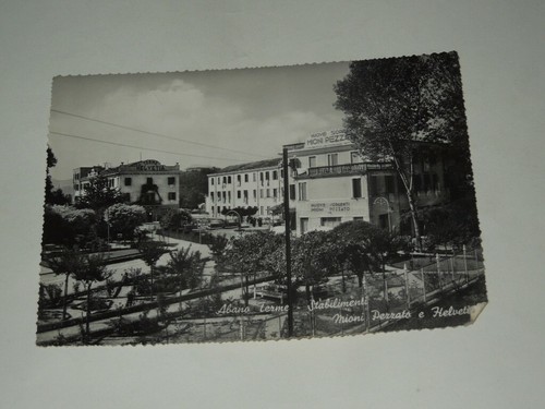 Cartolina abano terme - di, terme"(pd)
