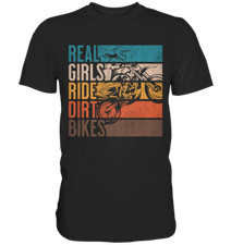 Maglietta Real Girls Ride Dirt