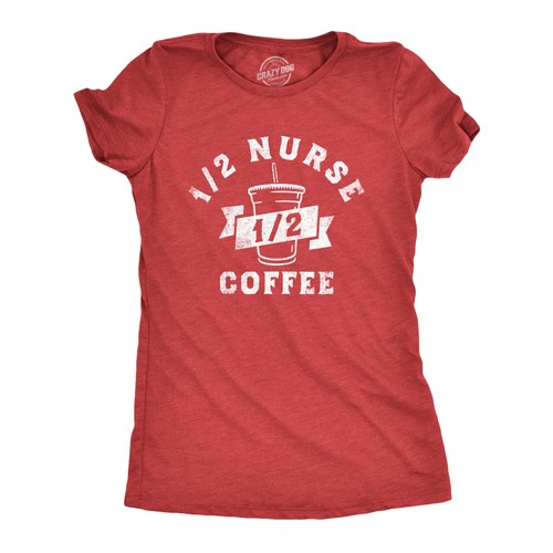 Shirt donna mezza infermiera - t-shirt,