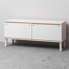 SIDEBOARD MOBILE CREDENZA IN LEGNO ROSA DESIGN ANNI 60 VINTAGE MODERNARIATO