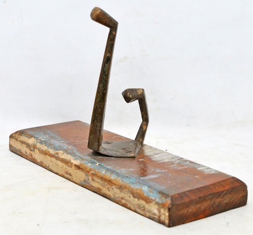 Antico legno ottone gancio - antico, in