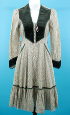 Abito midi vintage donna anni